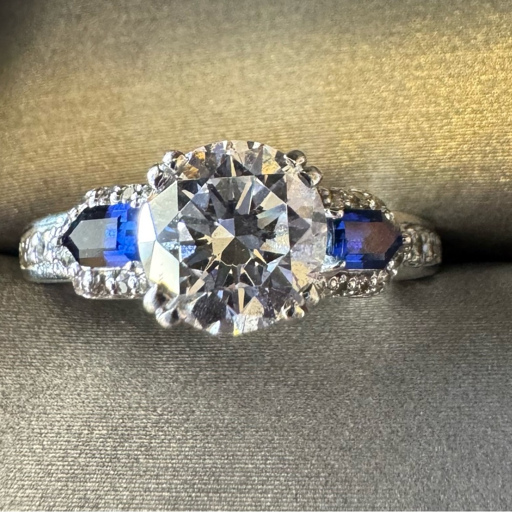 Diamonique QVC ring